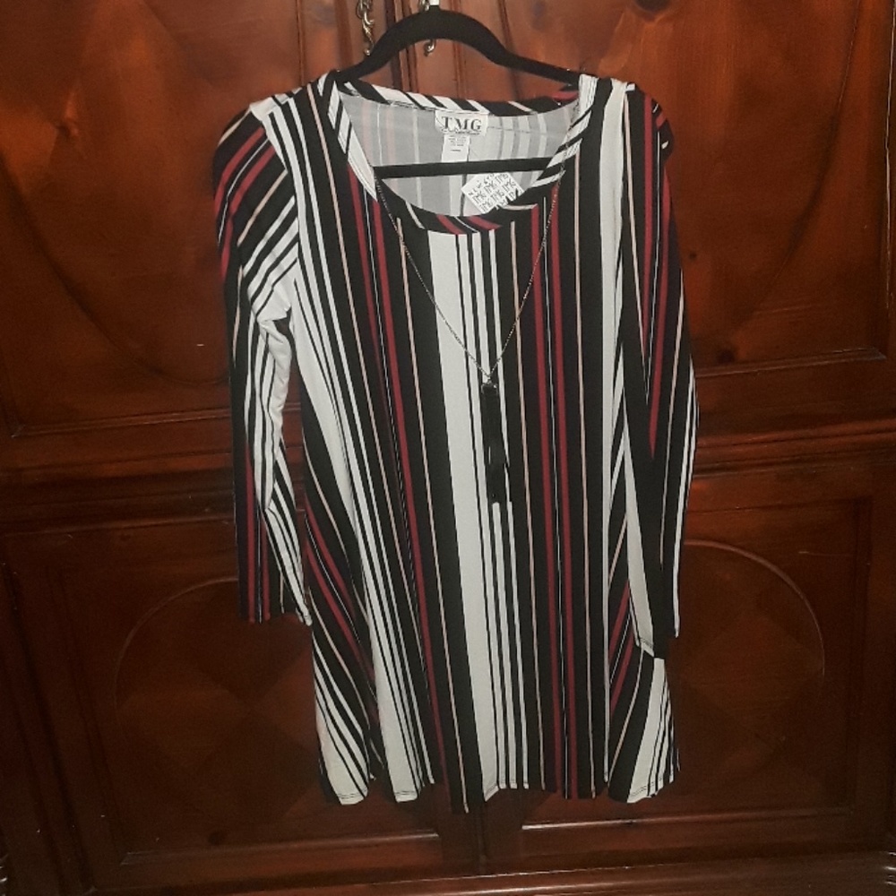 TMG quarter sleeve stripe